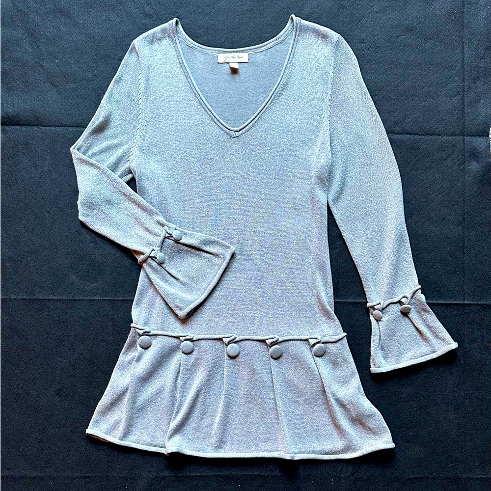 After The Rain Silver Tunic / Size XL Junior (8 Women’s)
